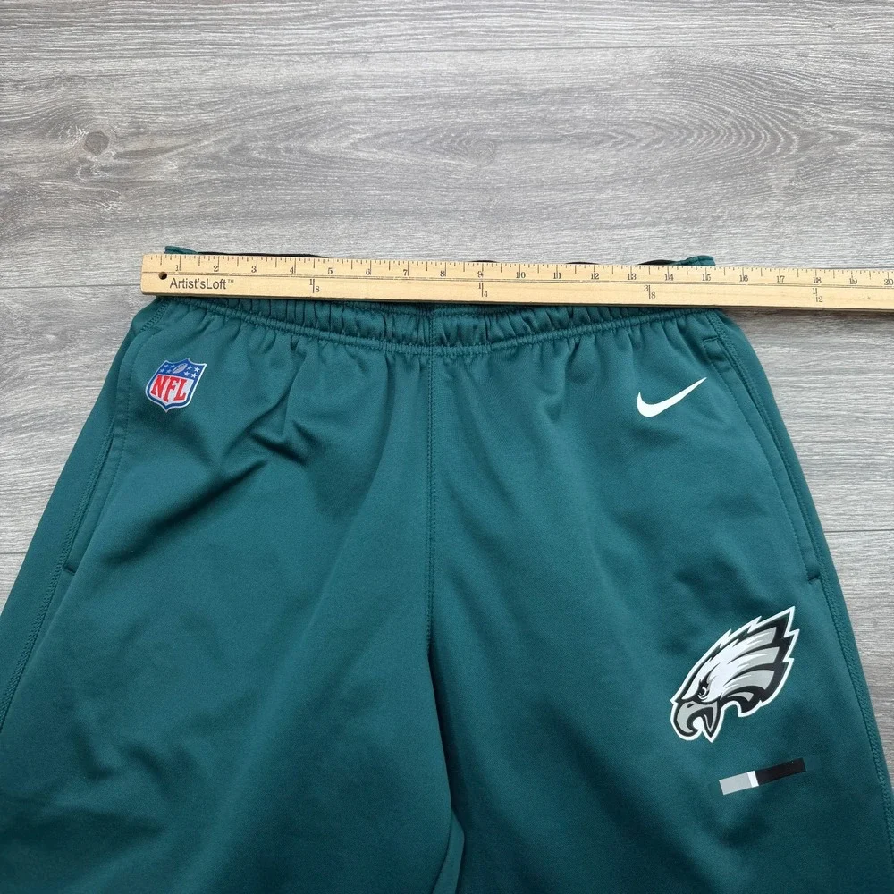 Nike Philadelphia Eagles Sweatpants Men Large Green NFL Football Sideline Swoosh